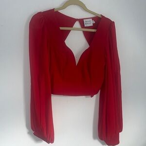 HOT FOR VALENTINE’S DAY! Romantic Hello Molly Blouse with Balloon Sleeves